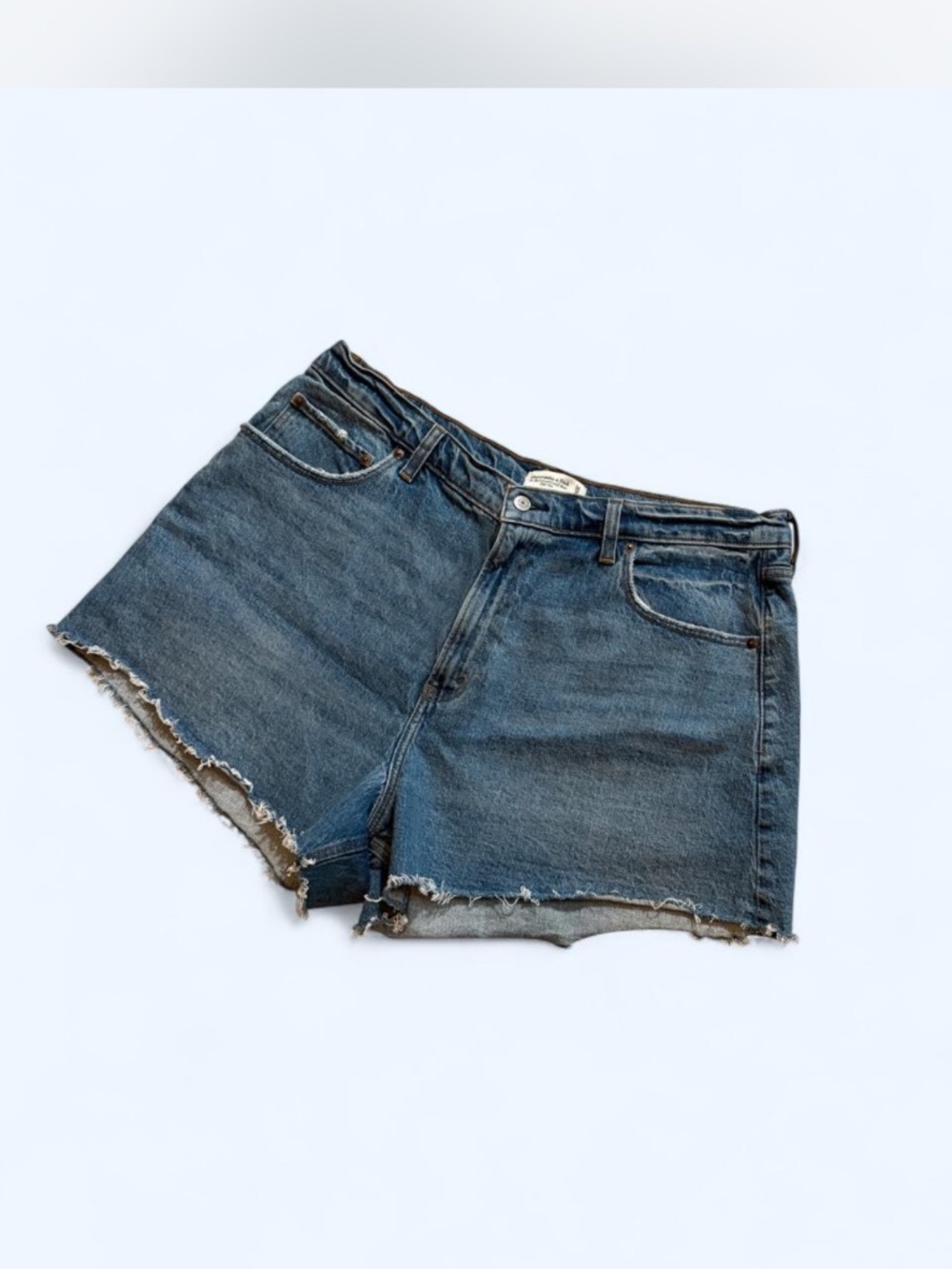 Abercrombie & Fitch Curve Love '90s Relaxed Cutoff Short High Rise - Size 34/18